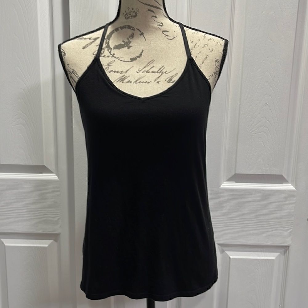 NAKED RACEBACK CAMISOLE. BLACK L - Picture 2 of 6